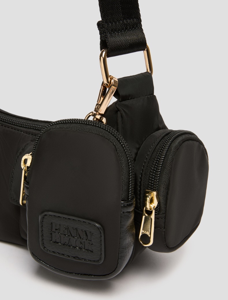 Technical fabric shoulder strap - BLACK - pennyblack
