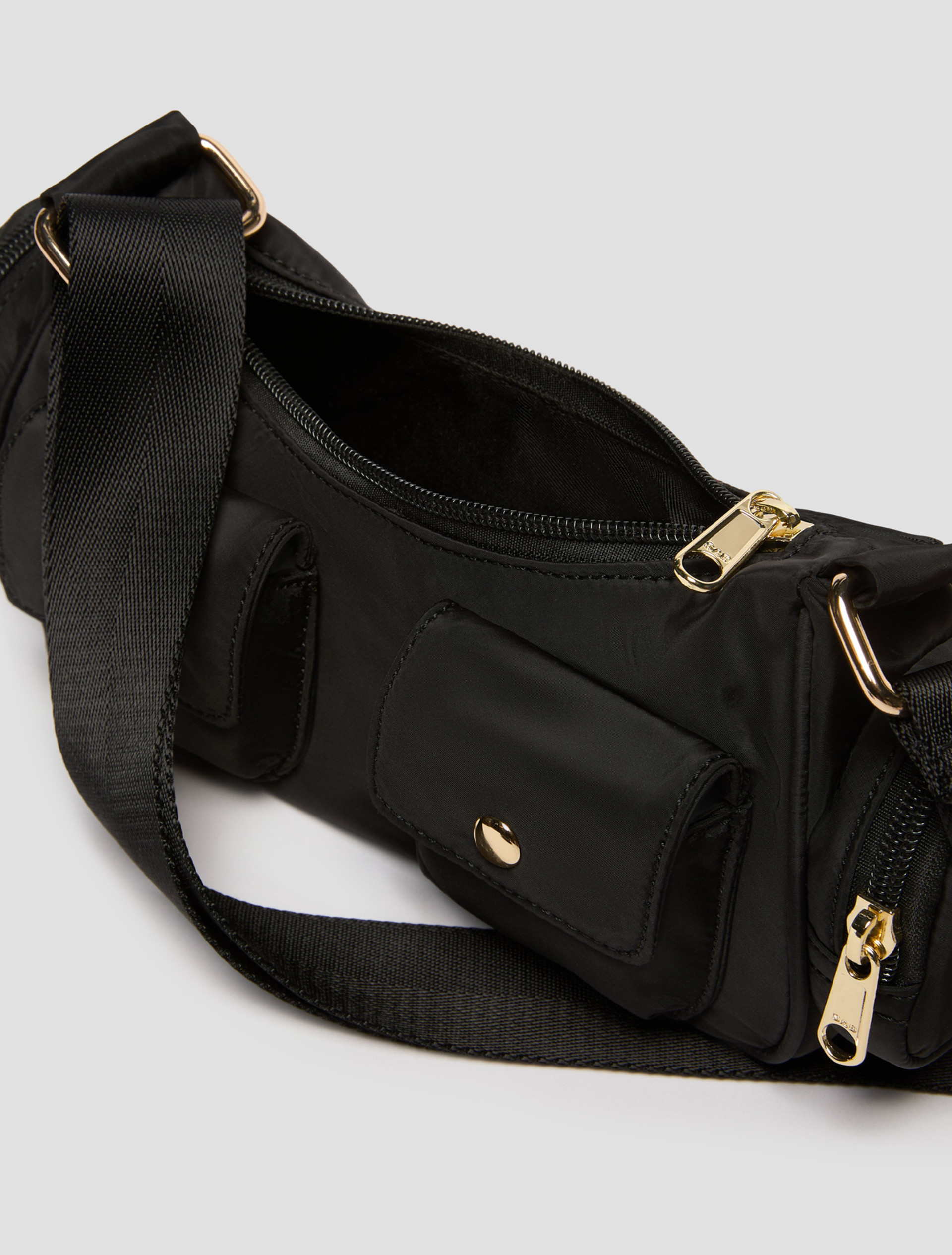 Technical fabric shoulder strap - BLACK - pennyblack