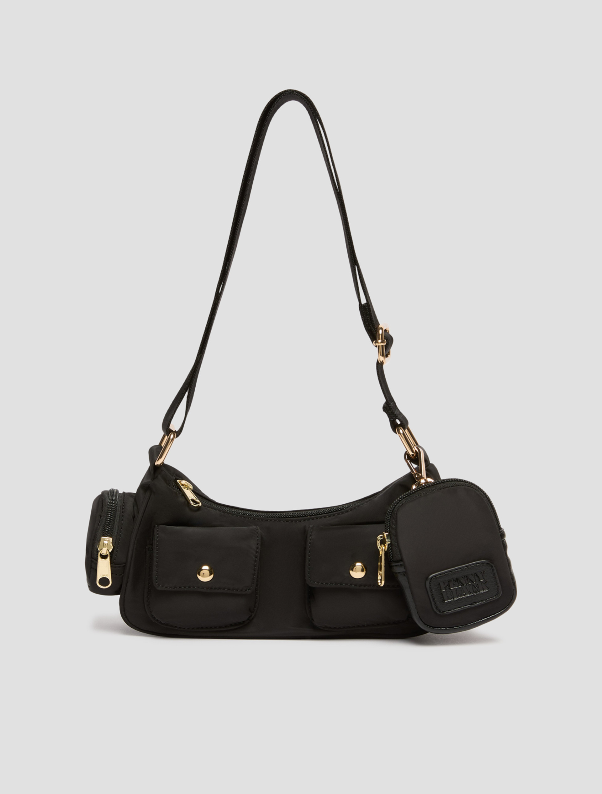 Technical fabric shoulder strap - BLACK - pennyblack