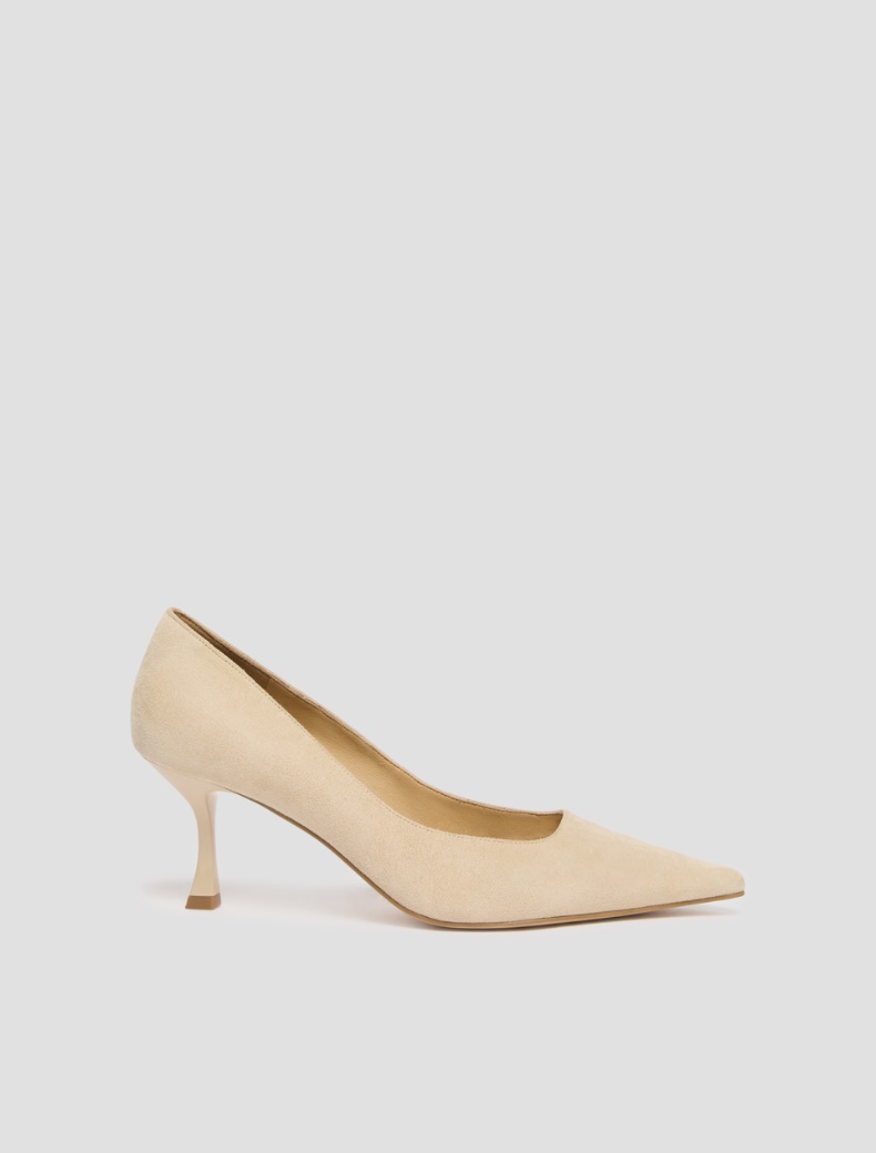 Suede pumps - ECRU - pennyblack