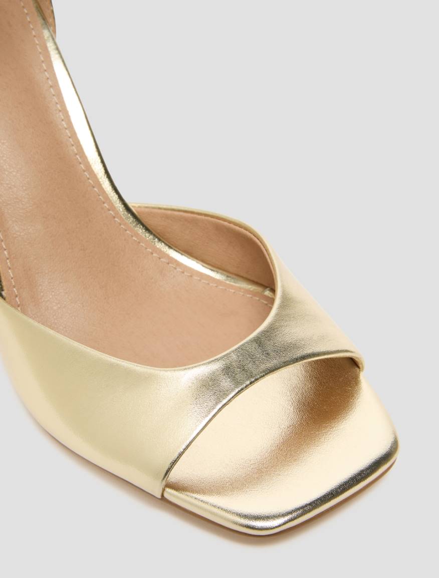 Block-heel sandals - GOLD - Pennyblack - 3