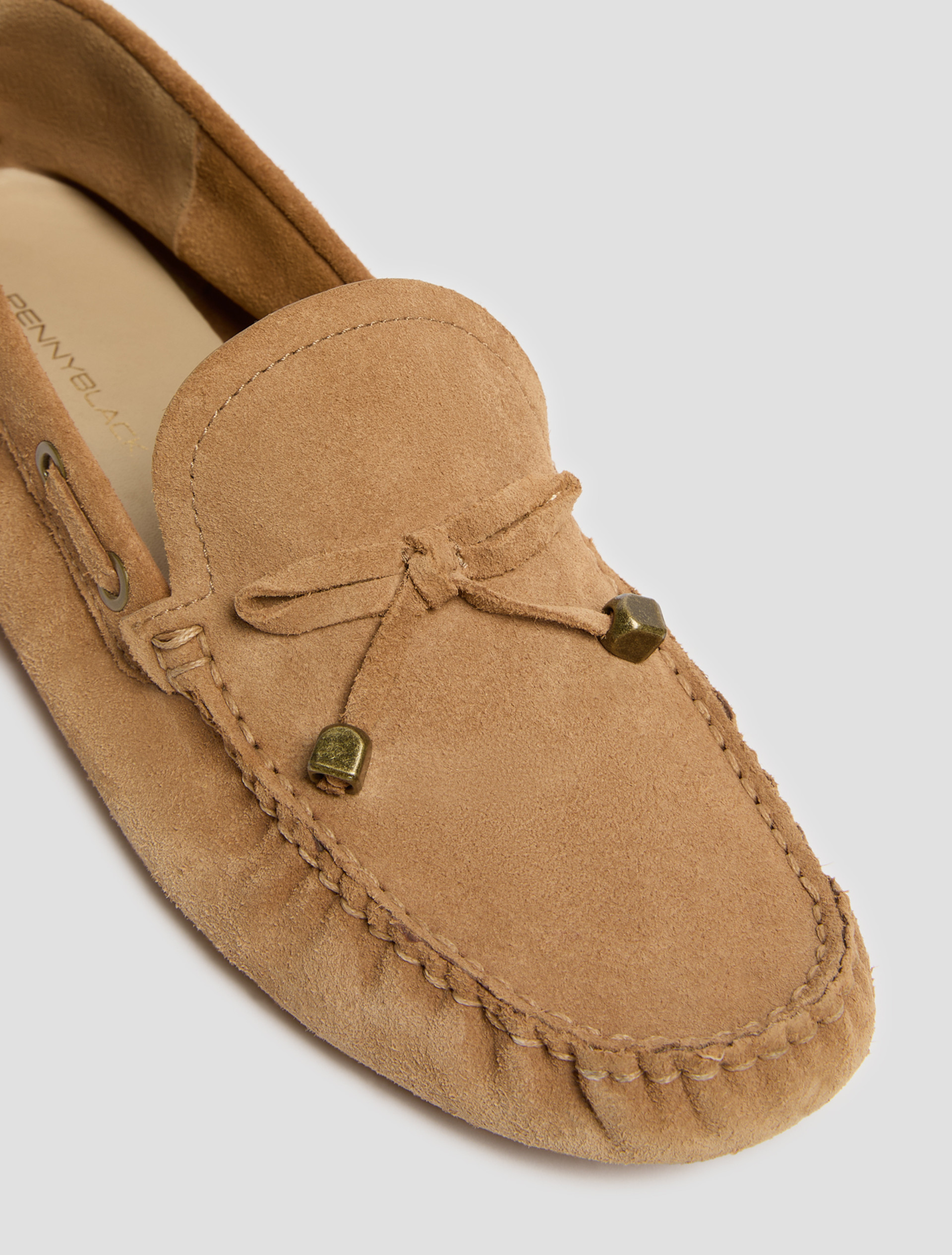 Suede moccasins - BROWN - pennyblack