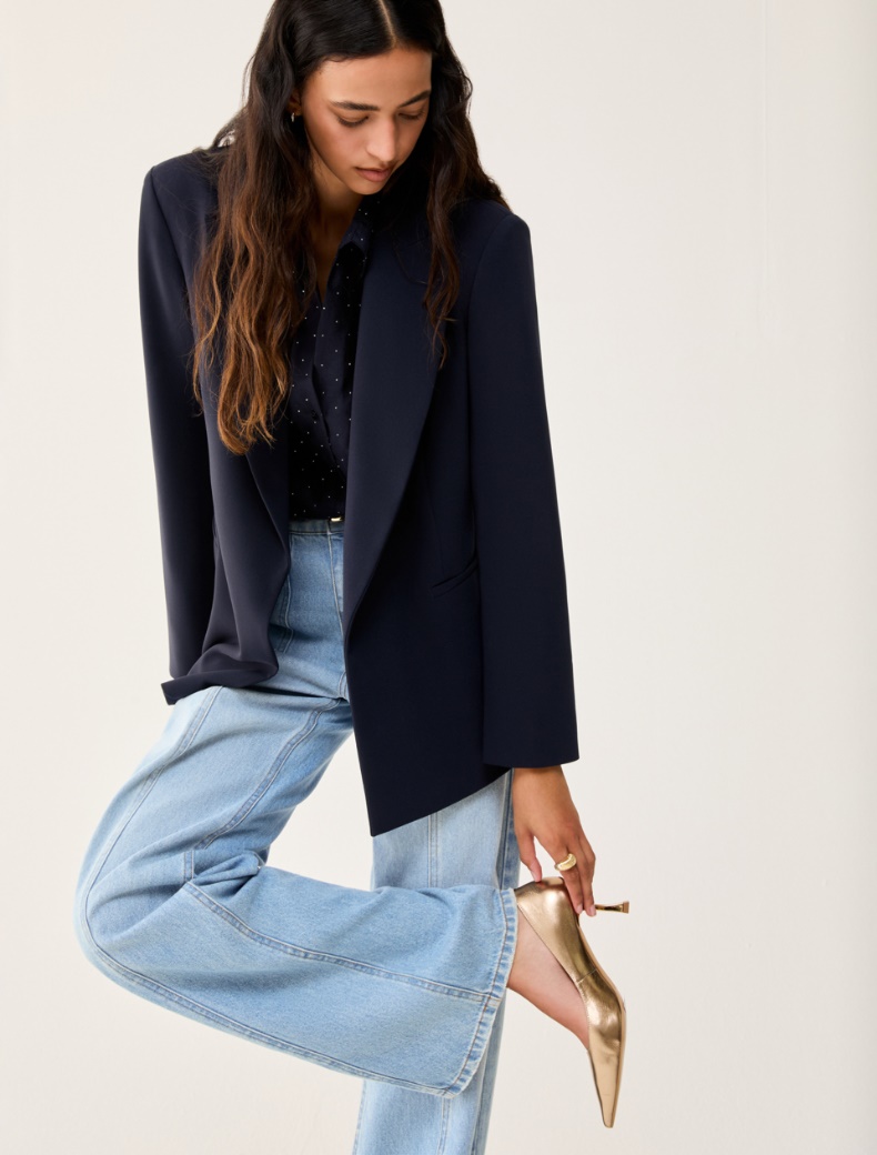 Laminated leather pumps - GOLD - pennyblack