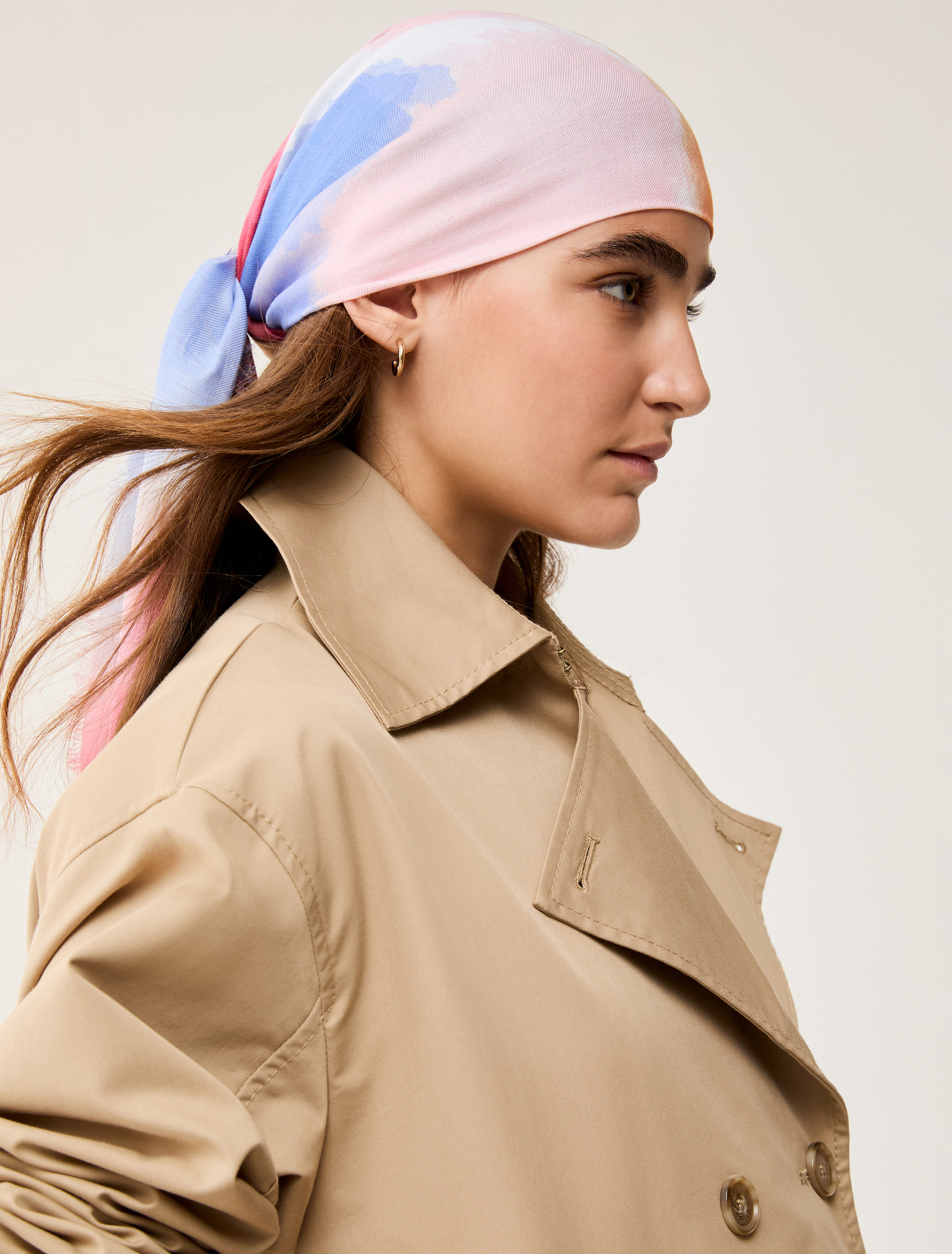 Printed modal stole - MULTICOLOUR - pennyblack