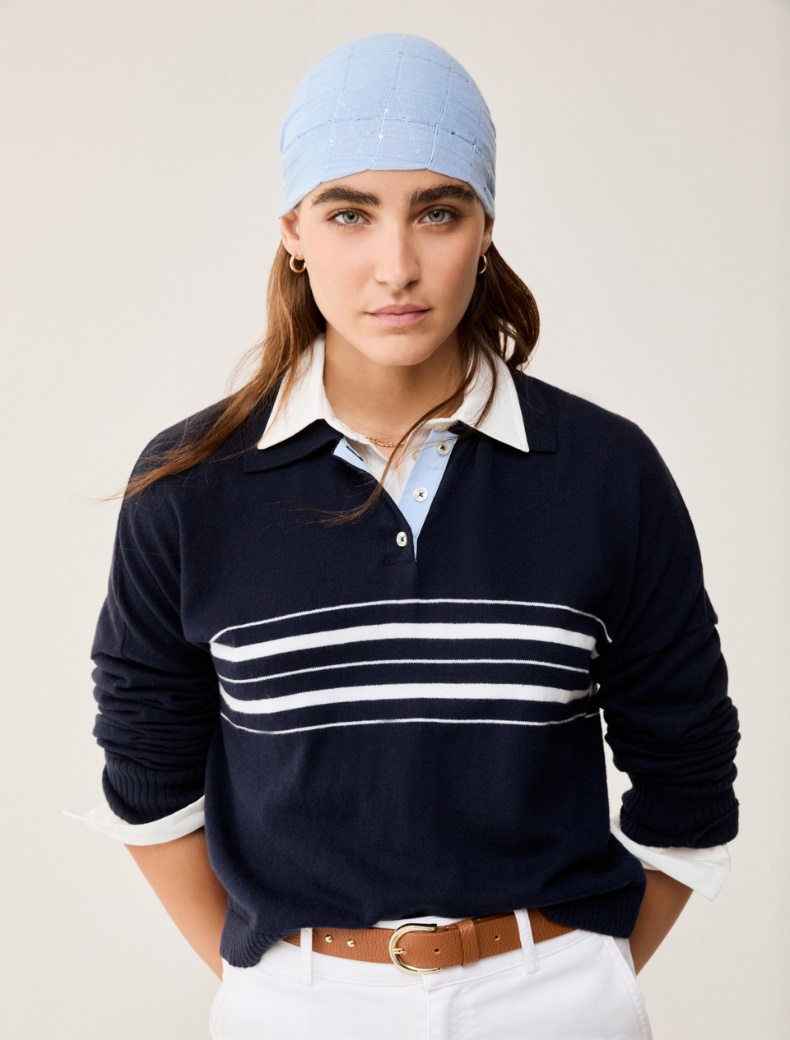 Micro-sequin stole - LIGHT BLUE - pennyblack