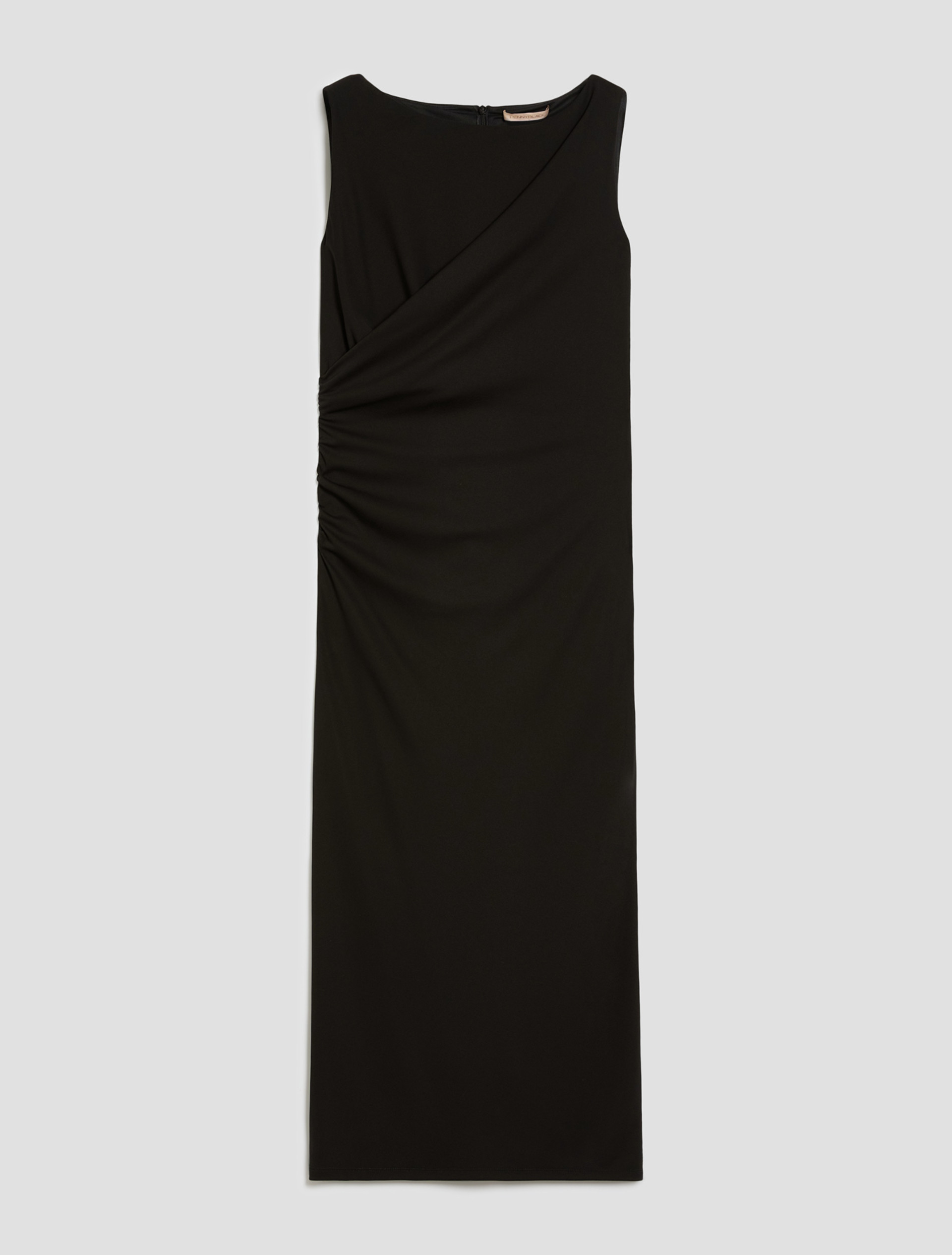 Draped jersey dress - BLACK - pennyblack