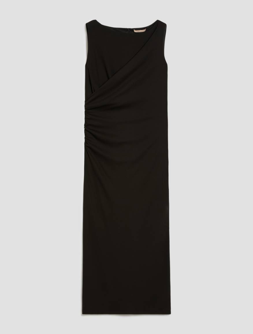 Draped jersey dress - BLACK - Pennyblack - 2