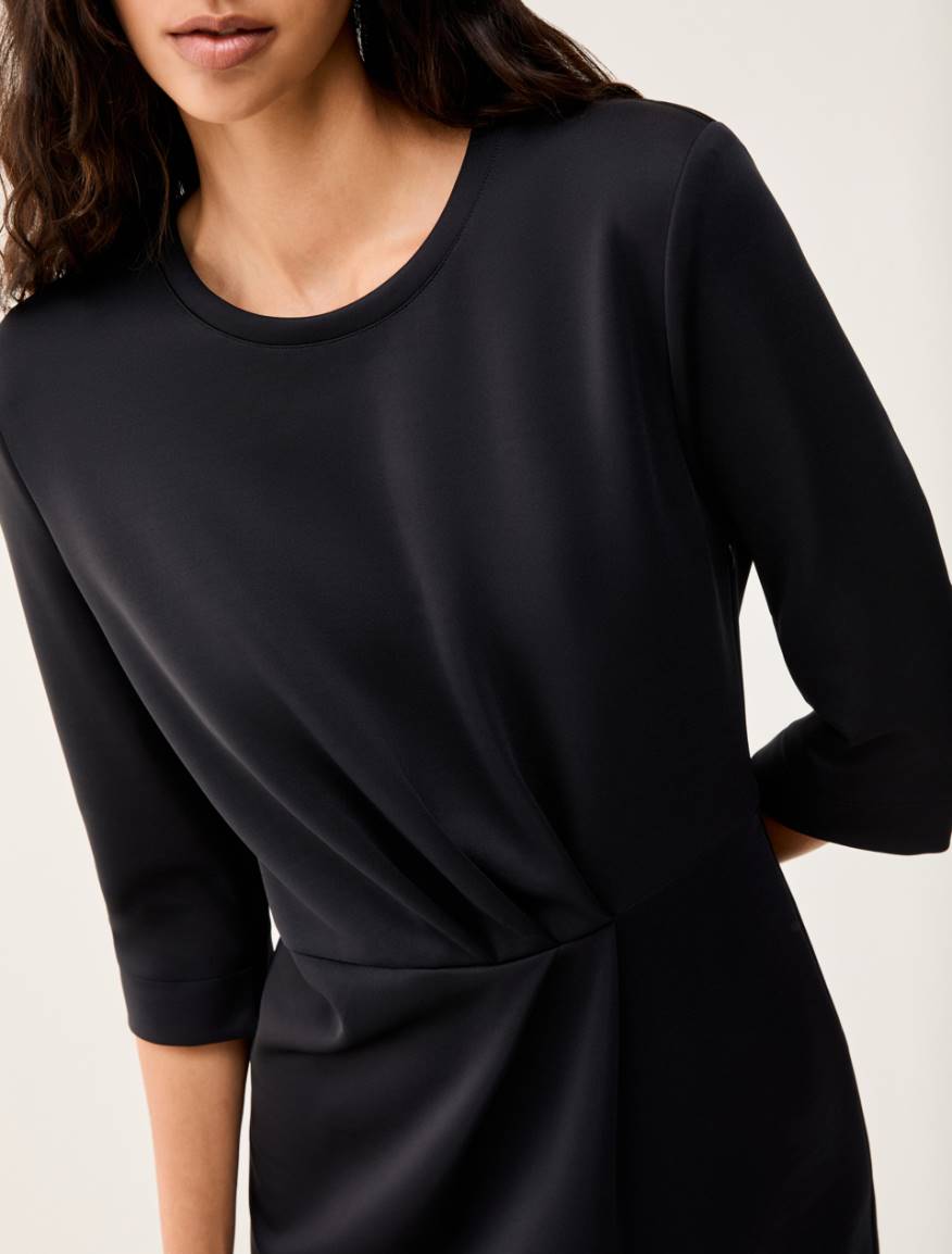 Double jersey sheath dress - BLACK - Pennyblack - 4