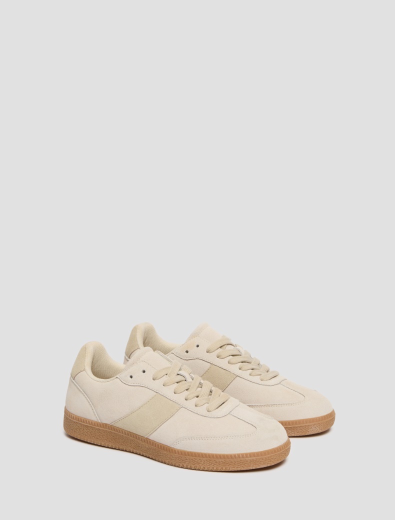 Suede sneakers - IVORY - pennyblack