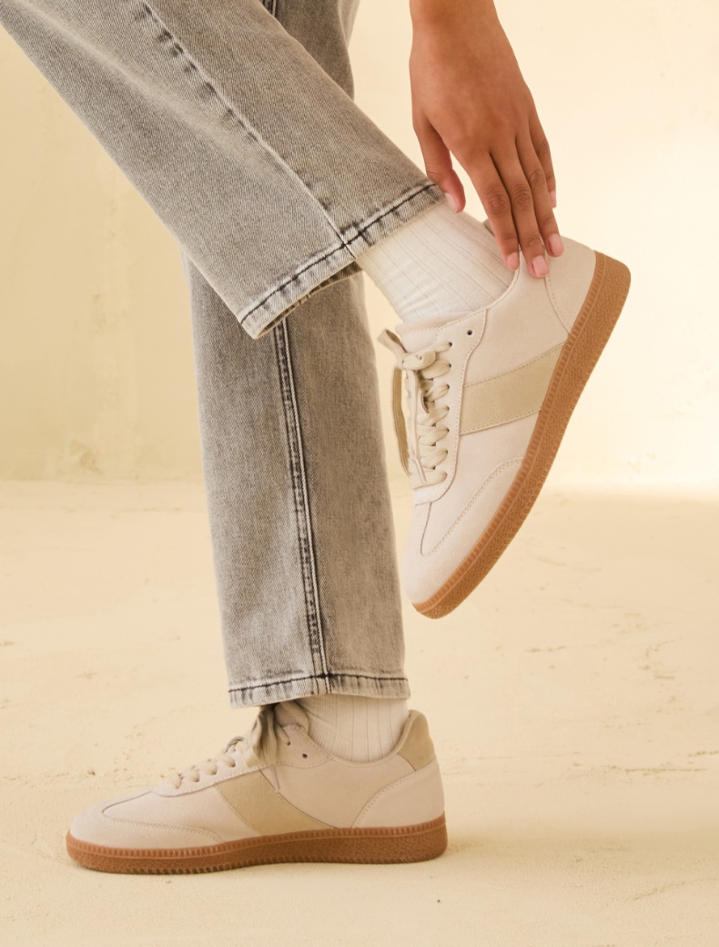 Suede sneakers - IVORY - pennyblack
