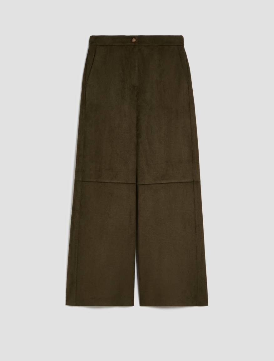 Wide-fit jersey trousers - KAKI - Pennyblack - 2