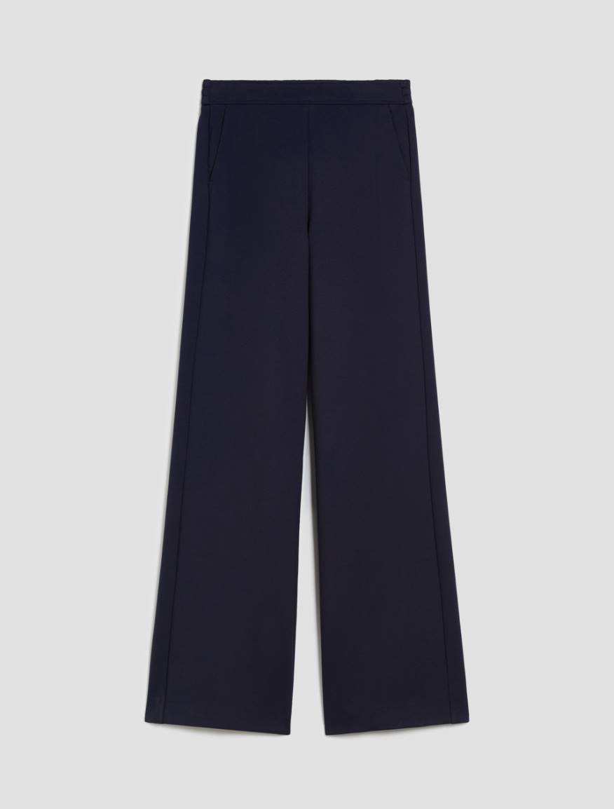 Wide-fit jersey trousers - NAVY - Pennyblack - 2