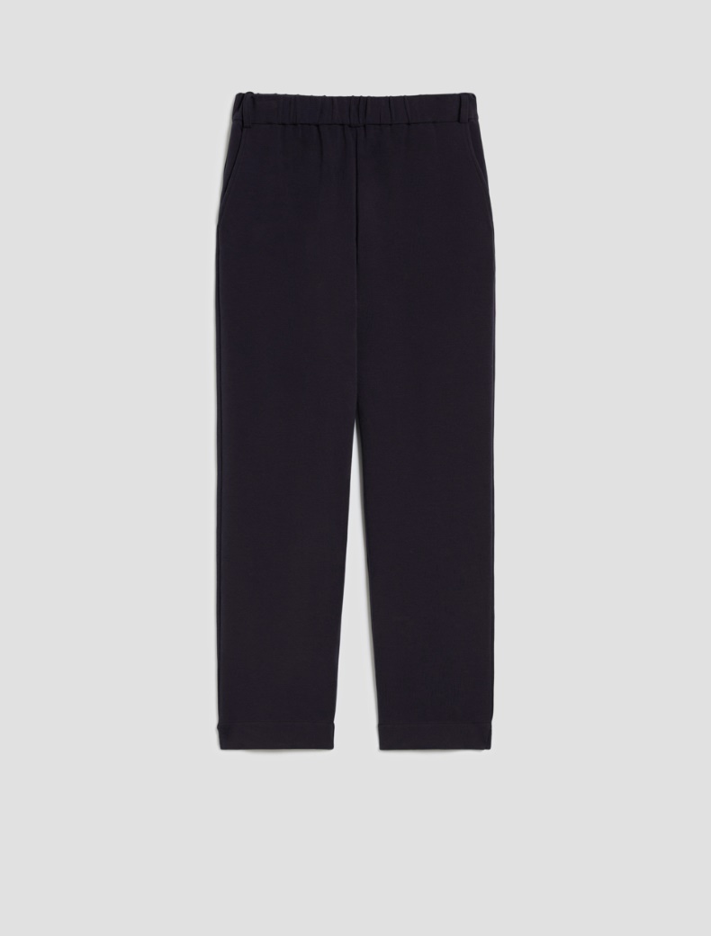 Cotton fleece trousers - NAVY - pennyblack