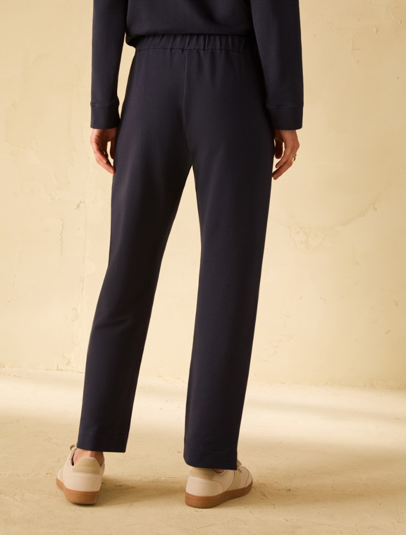 Cotton fleece trousers - NAVY - pennyblack