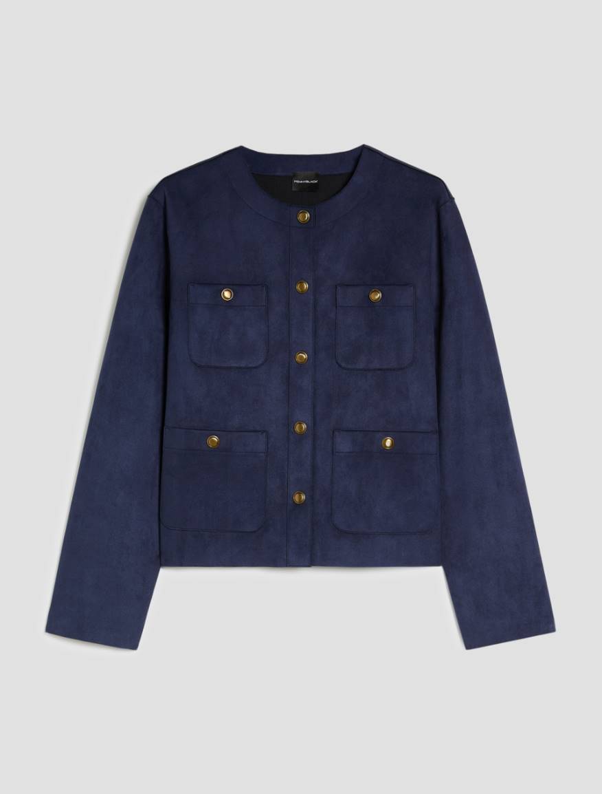 Jersey crew-neck jacket - NAVY - Pennyblack - 2
