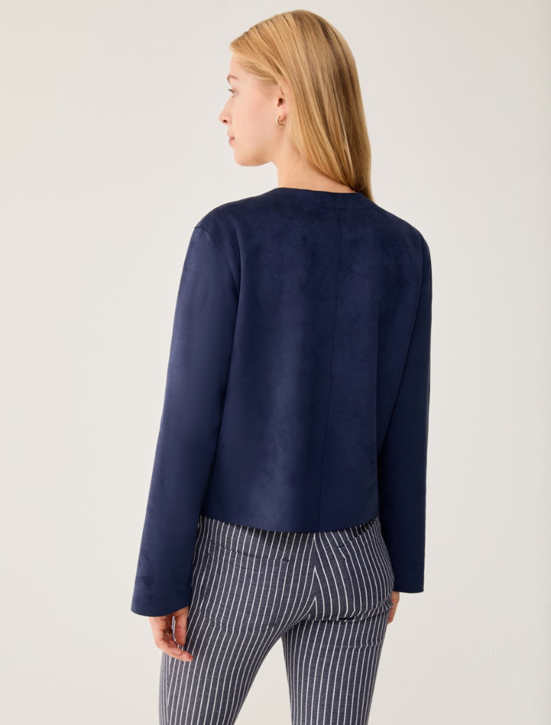 Jersey crew-neck jacket - NAVY - pennyblack