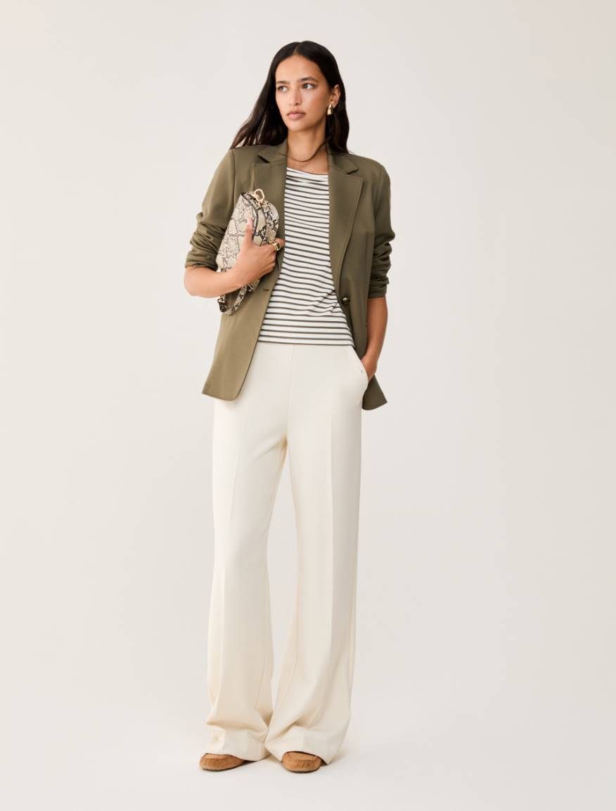 Slim-fit jersey blazer - KAKI - Pennyblack - 6