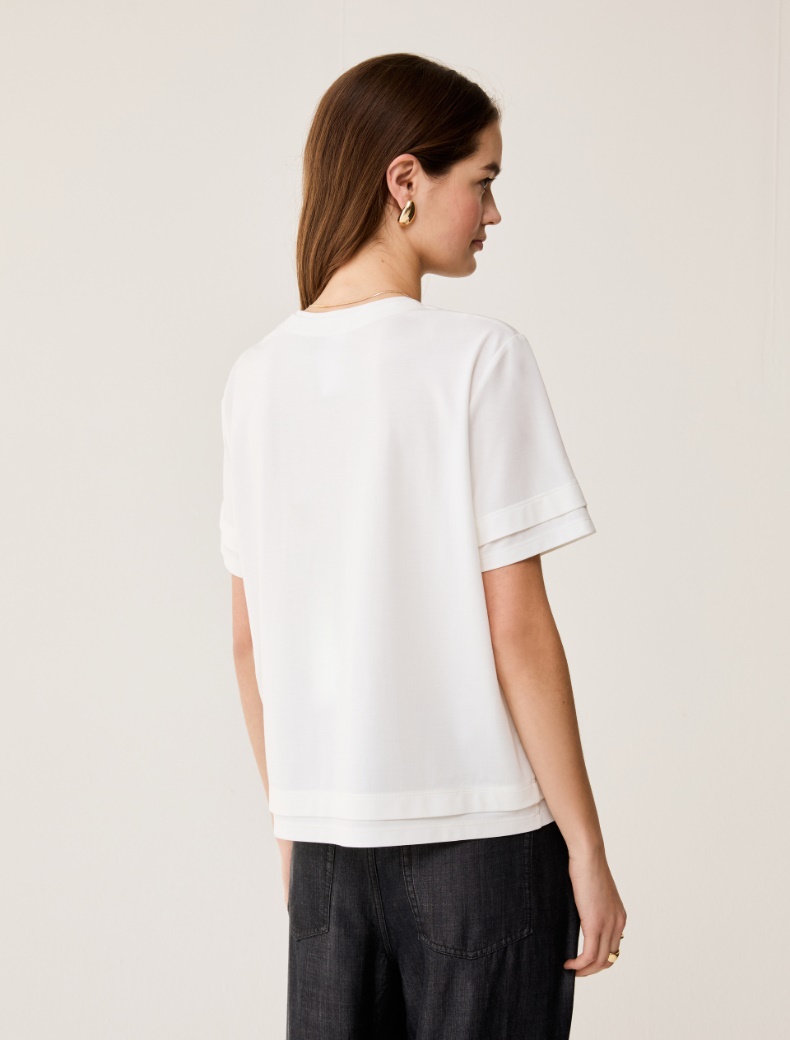Boxy-fit T-shirt - WHITE - pennyblack