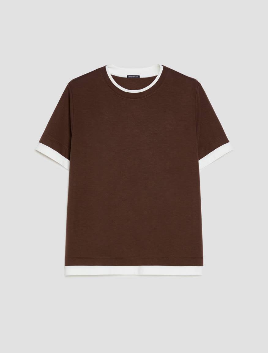 Boxy-fit T-shirt - CHOCOLATE - Pennyblack - 2