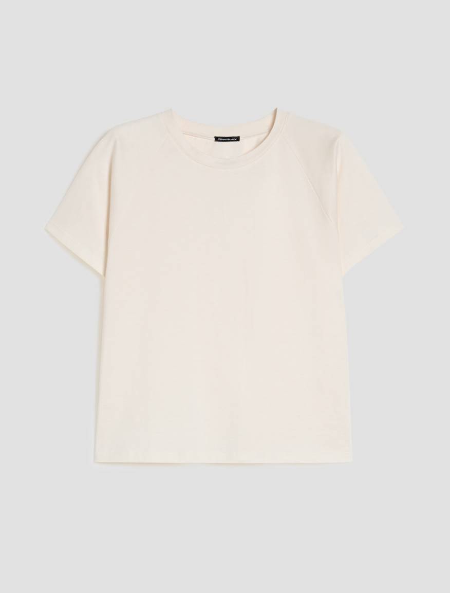 Cotton jersey T-shirt - IVORY - Pennyblack - 2