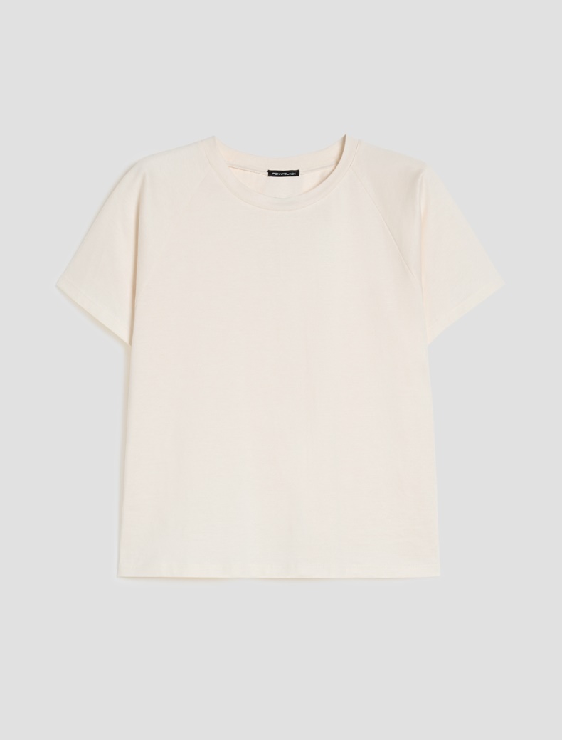 Cotton jersey T-shirt Cotton jersey T-shirt - IVORY - pennyblack