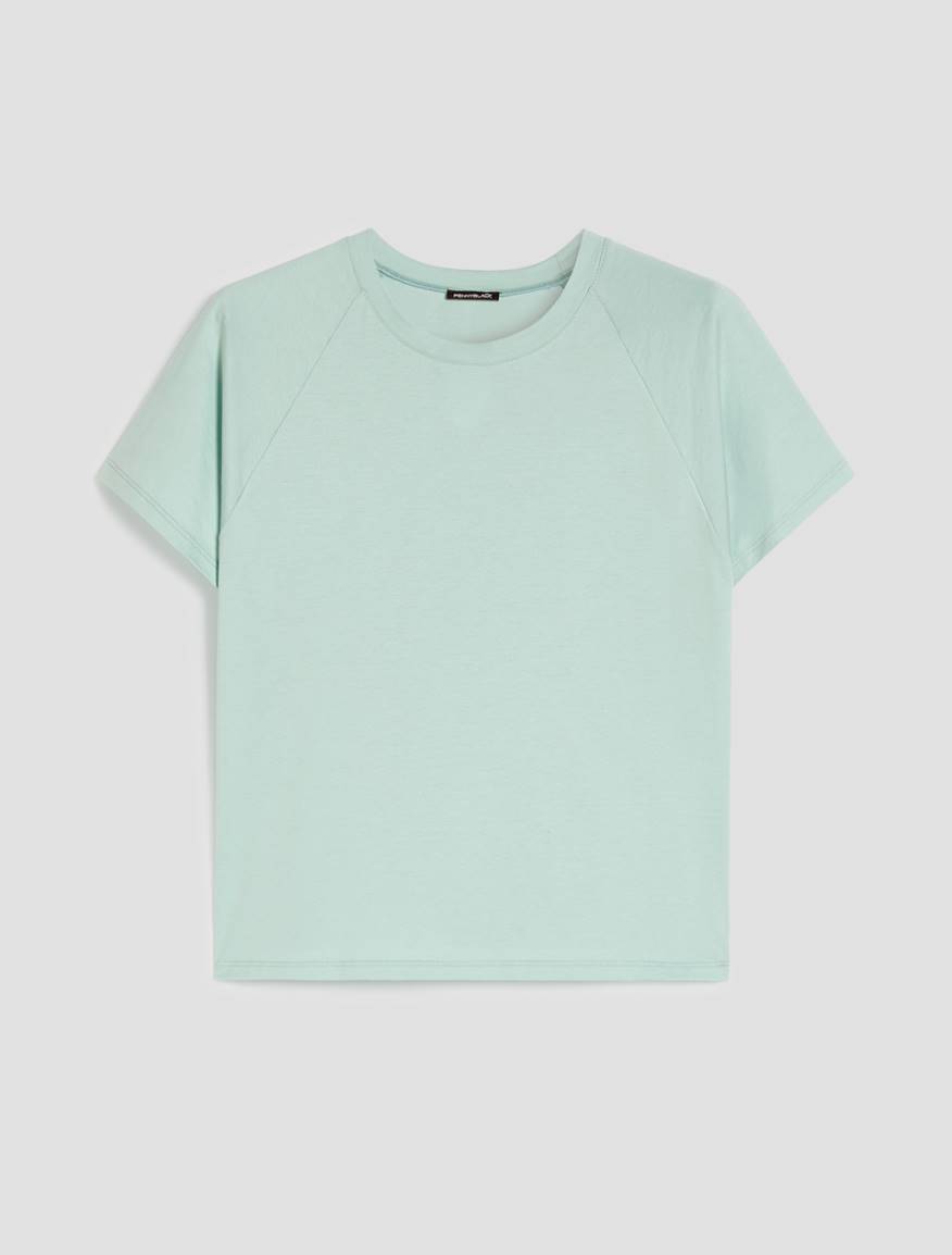 T-shirt in jersey di cotone - ACQUAMARINA - Pennyblack - 2