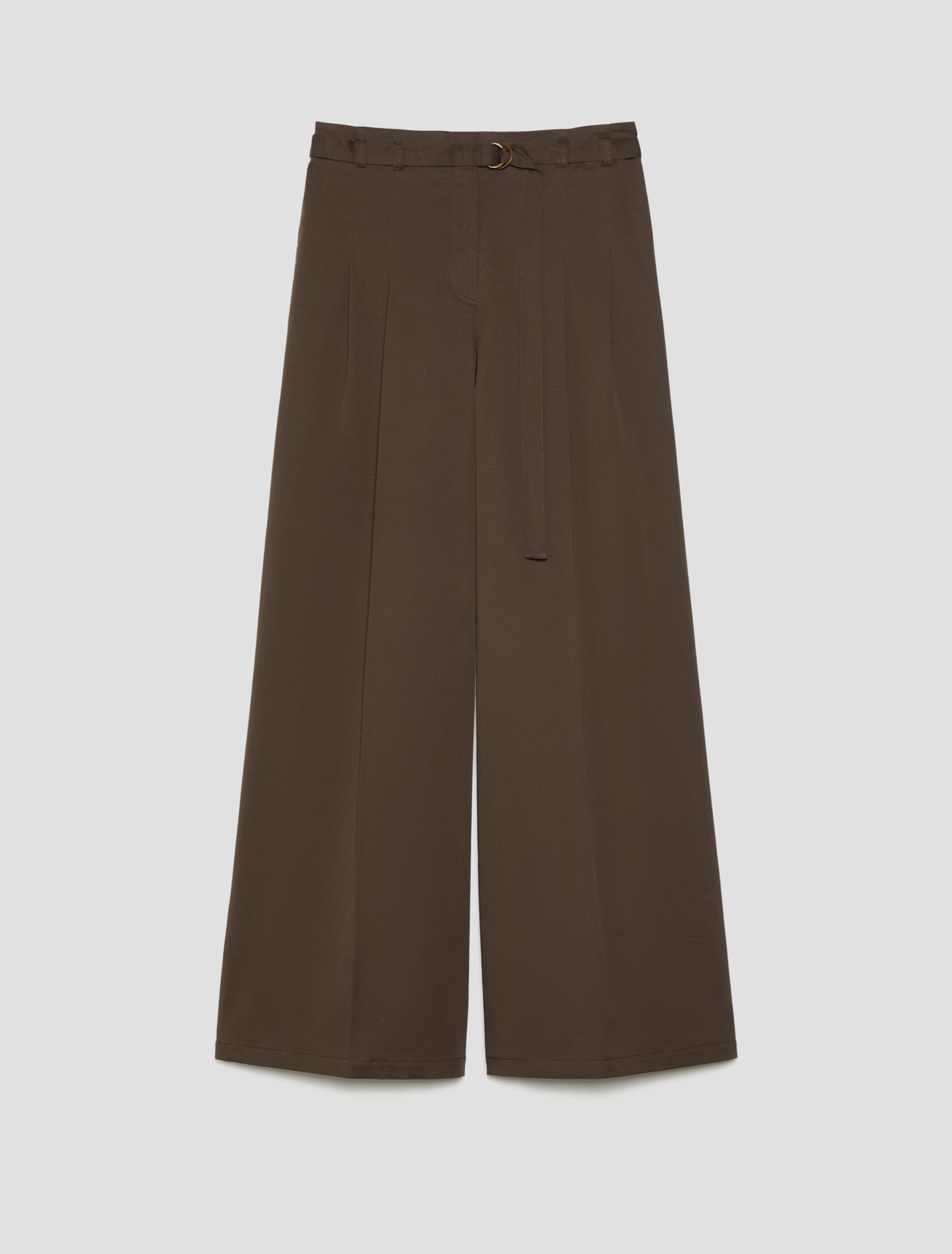 Wide cotton trousers - COCOA - pennyblack