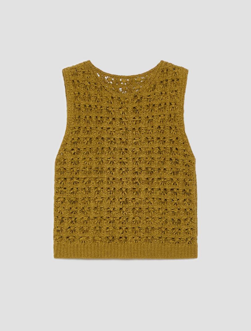 3D-knit top - OLIVE - Pennyblack - 2