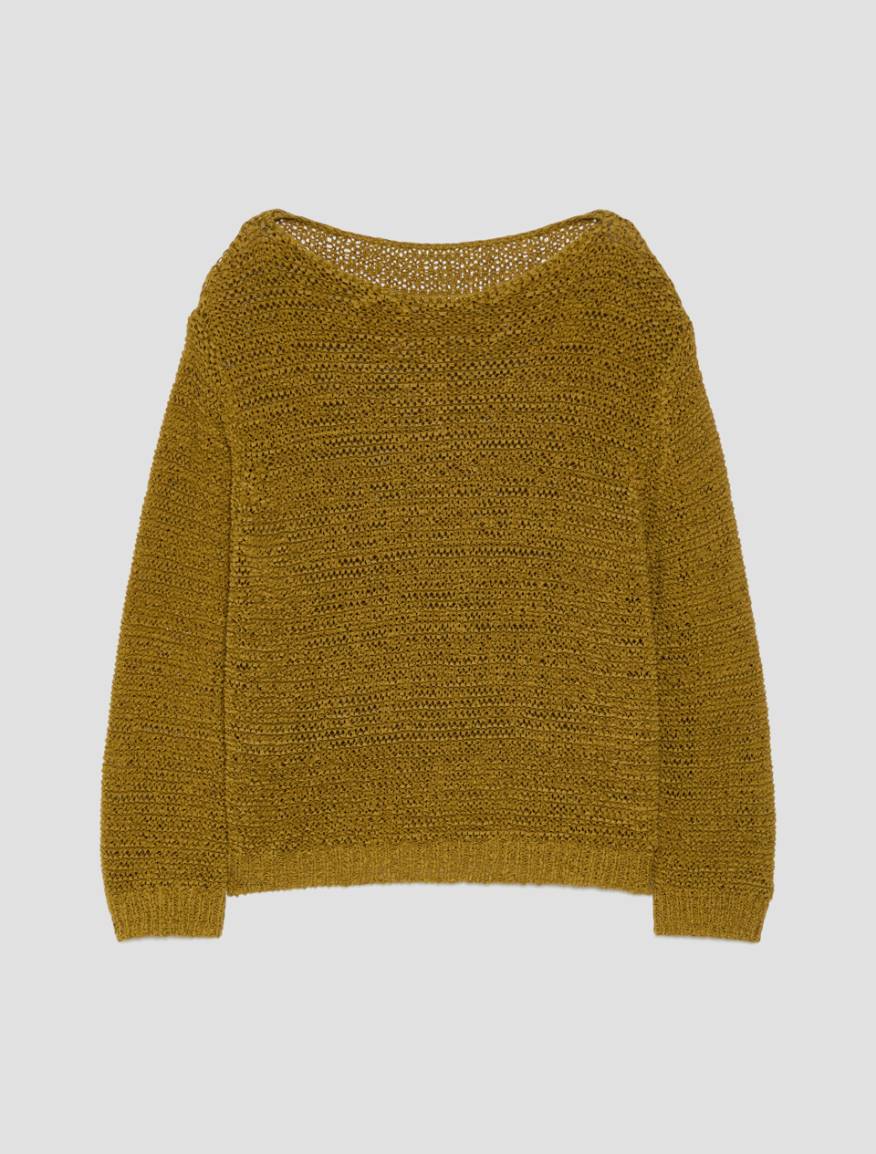 3D-textured sweater - OLIVE - Pennyblack - 2