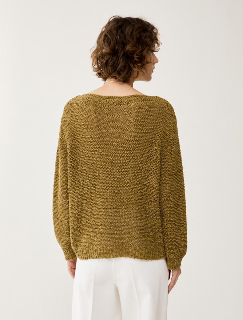 3D-textured sweater - OLIVE - pennyblack