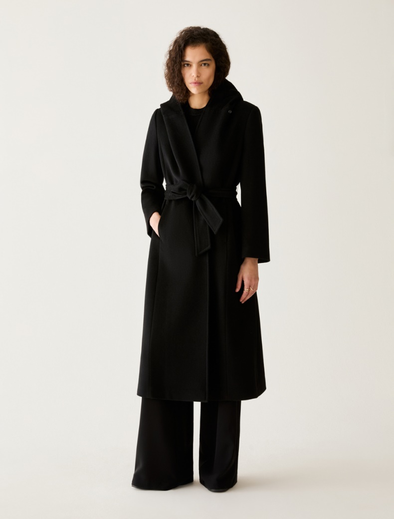 Midi coat in wool drap - Pennyblack