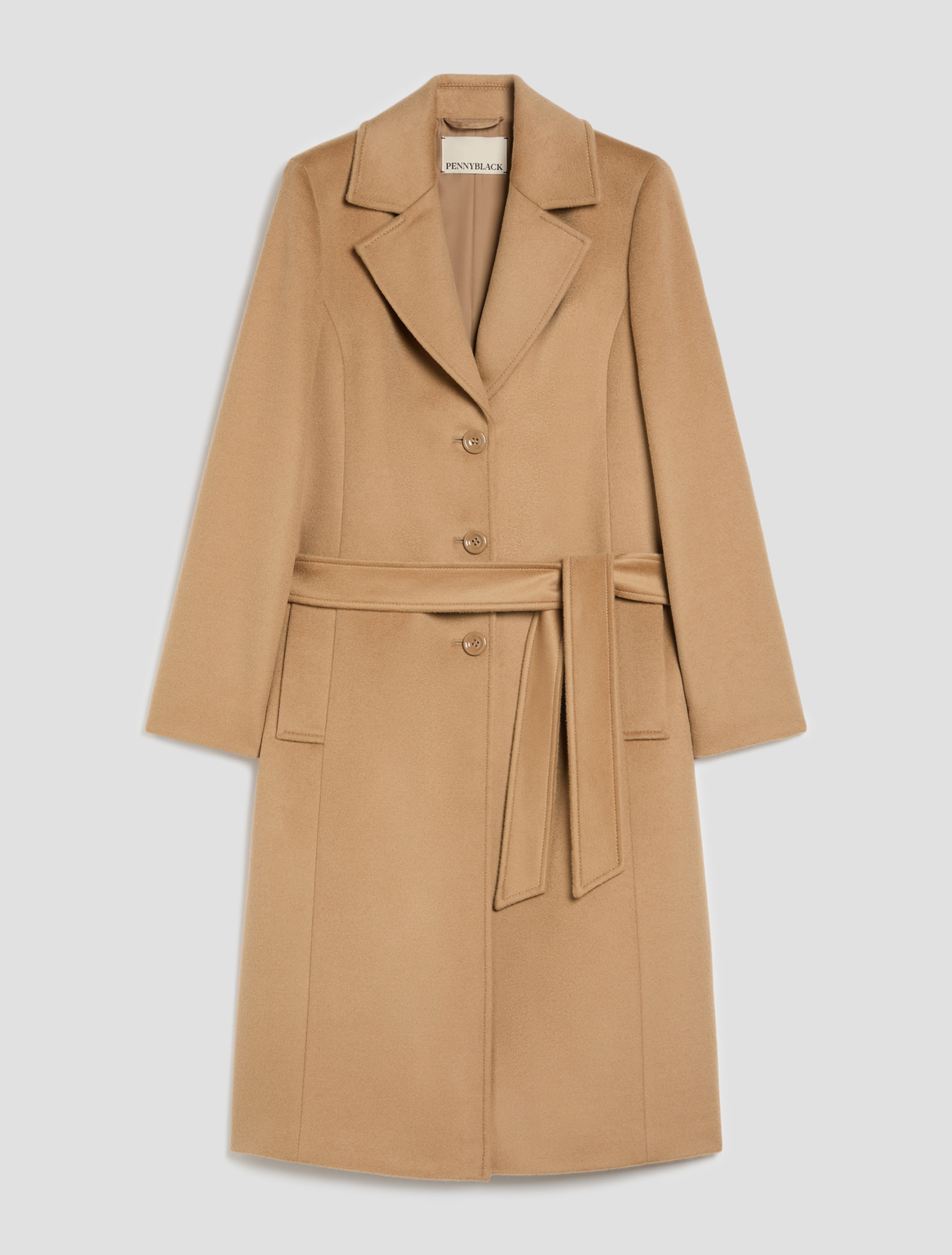 Wool drap coat - CAMEL - Pennyblack - 2