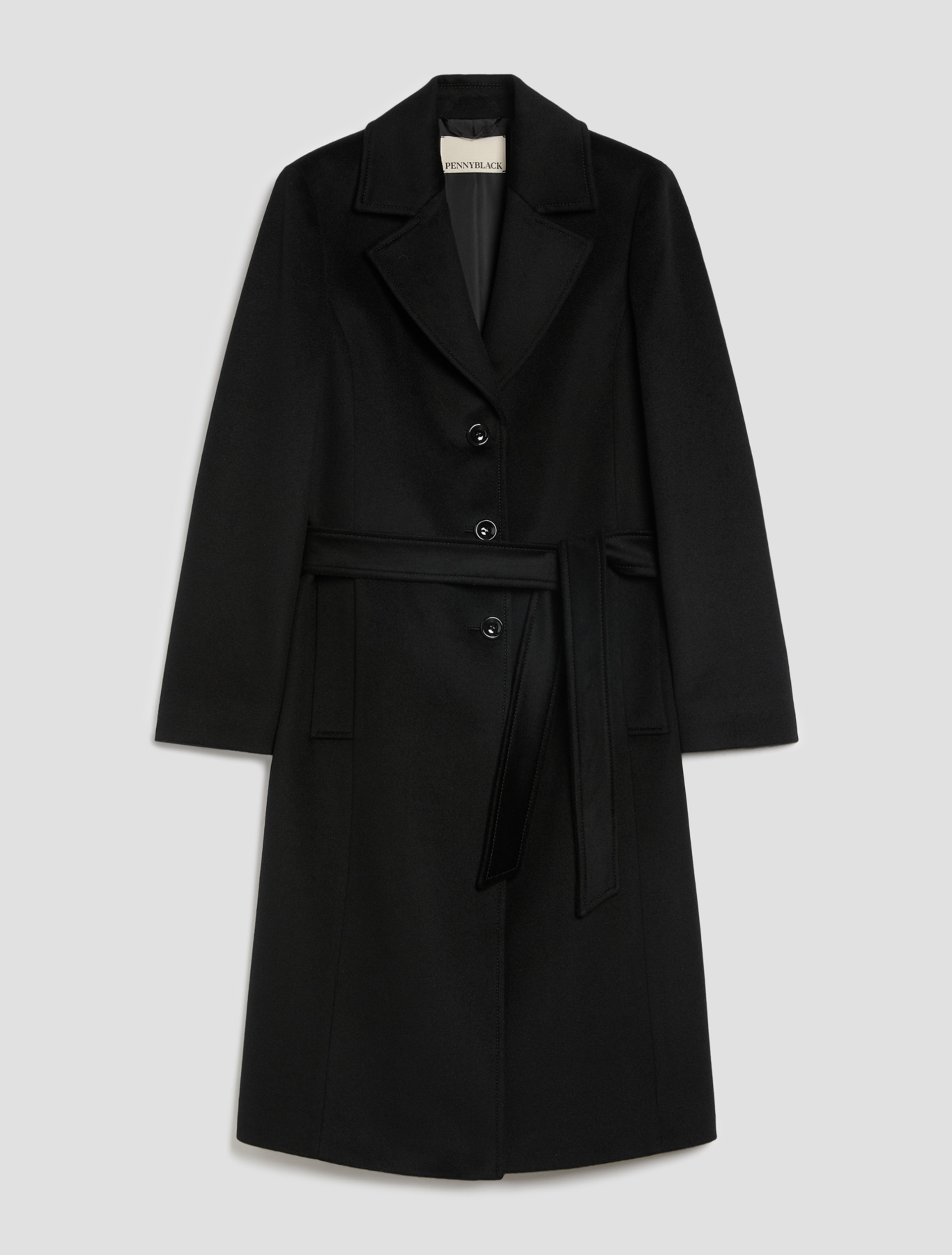 Wool drap coat - BLACK - Pennyblack - 2
