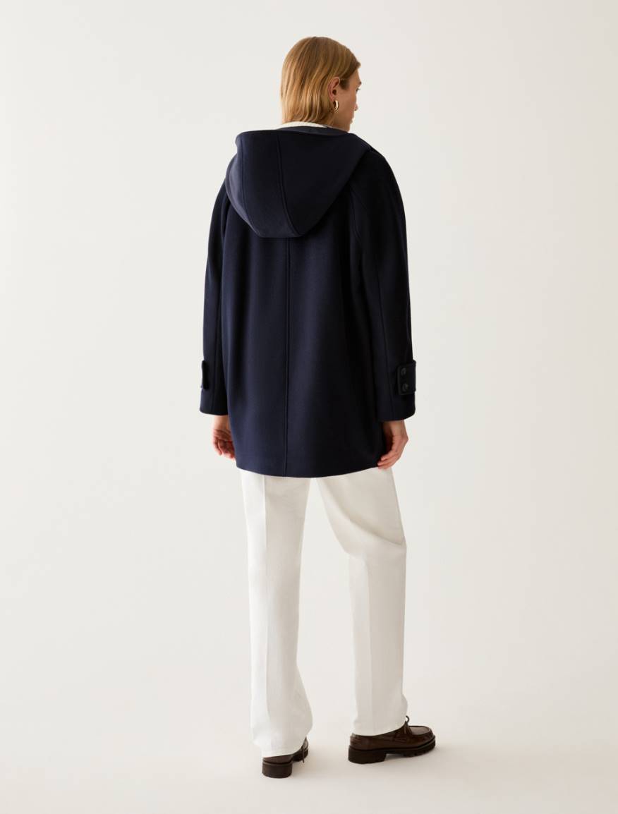Wool drap duffle coat - MIDNIGHTBLUE - Pennyblack - 3