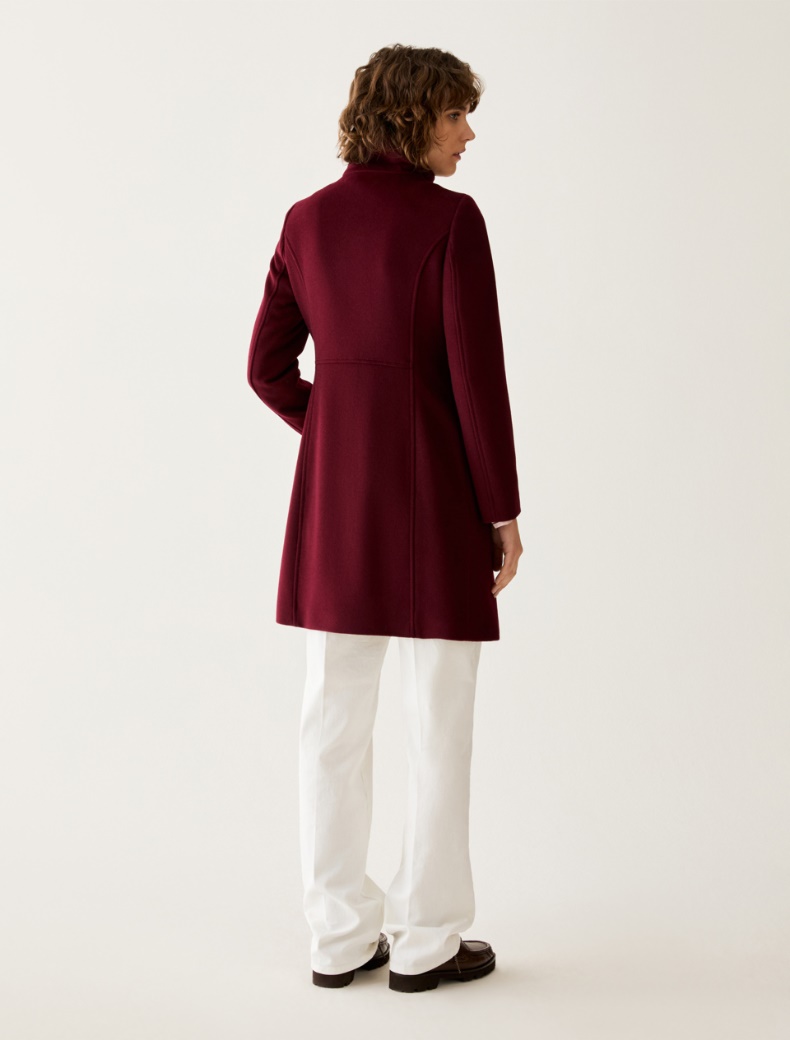 Slim Wool Drap Coat - Pennyblack - 3