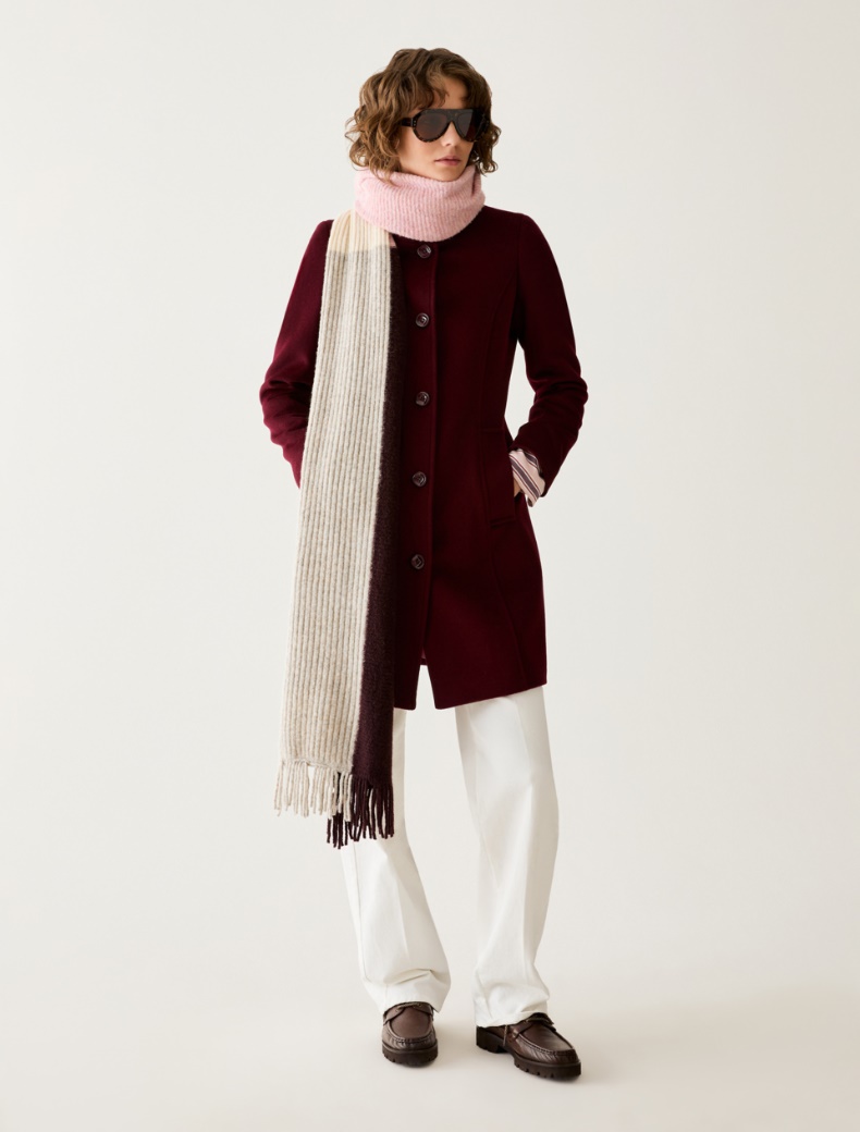 Slim Wool Drap Coat - Pennyblack - 5