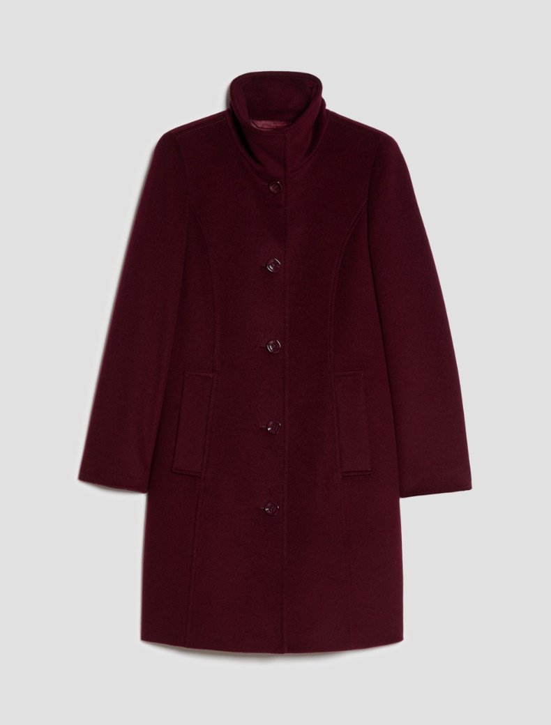 Slim Wool Drap Coat - Pennyblack - 7