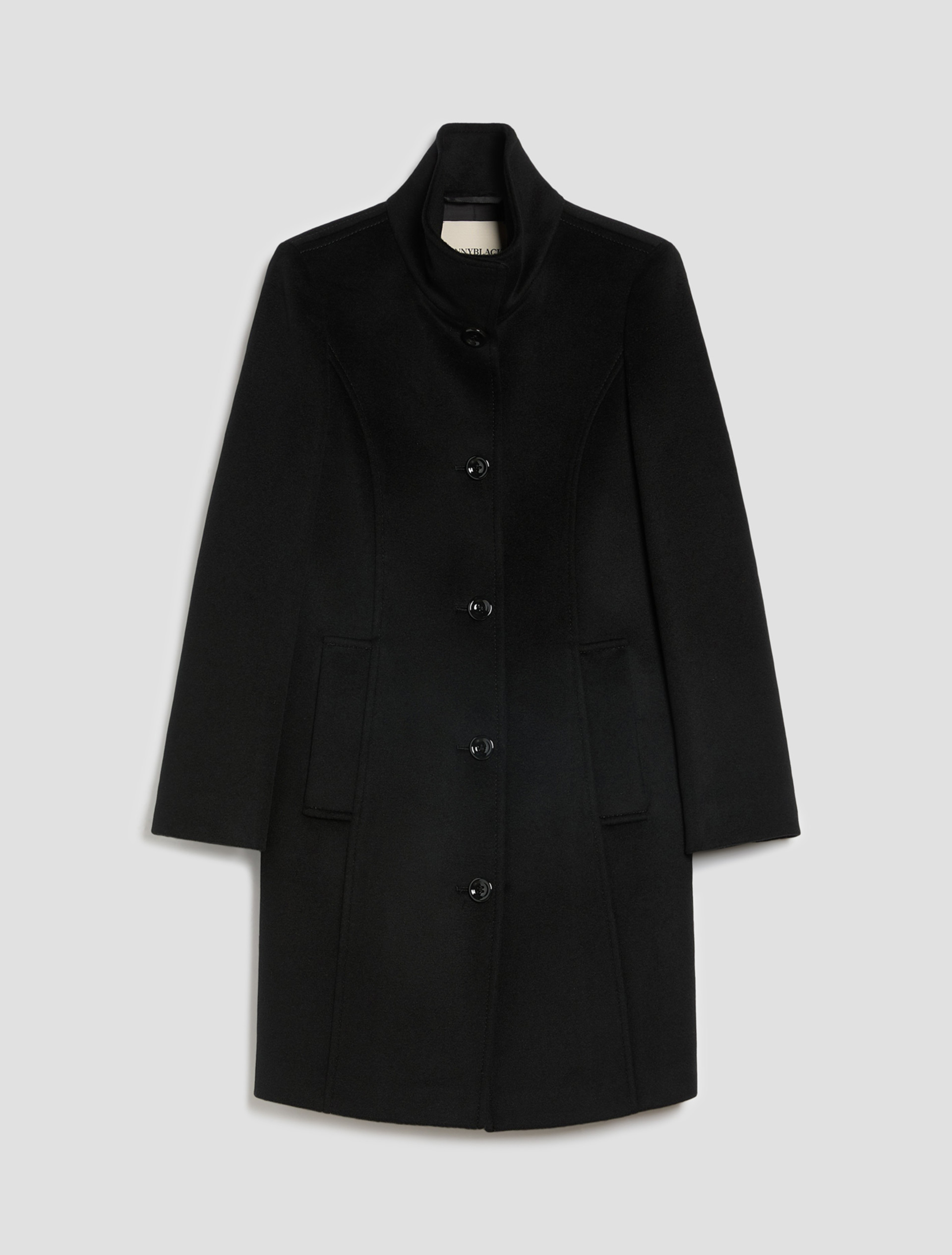 Slim Wool Drap Coat - MIDNIGHTBLUE - Pennyblack - 2