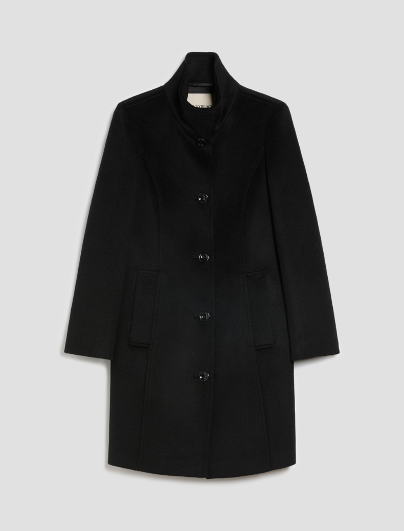 Slim Wool Drap Coat - Pennyblack - 2