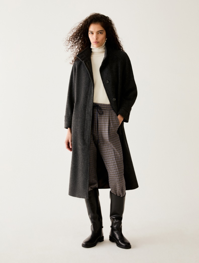 Wool-blend midi coat - Pennyblack