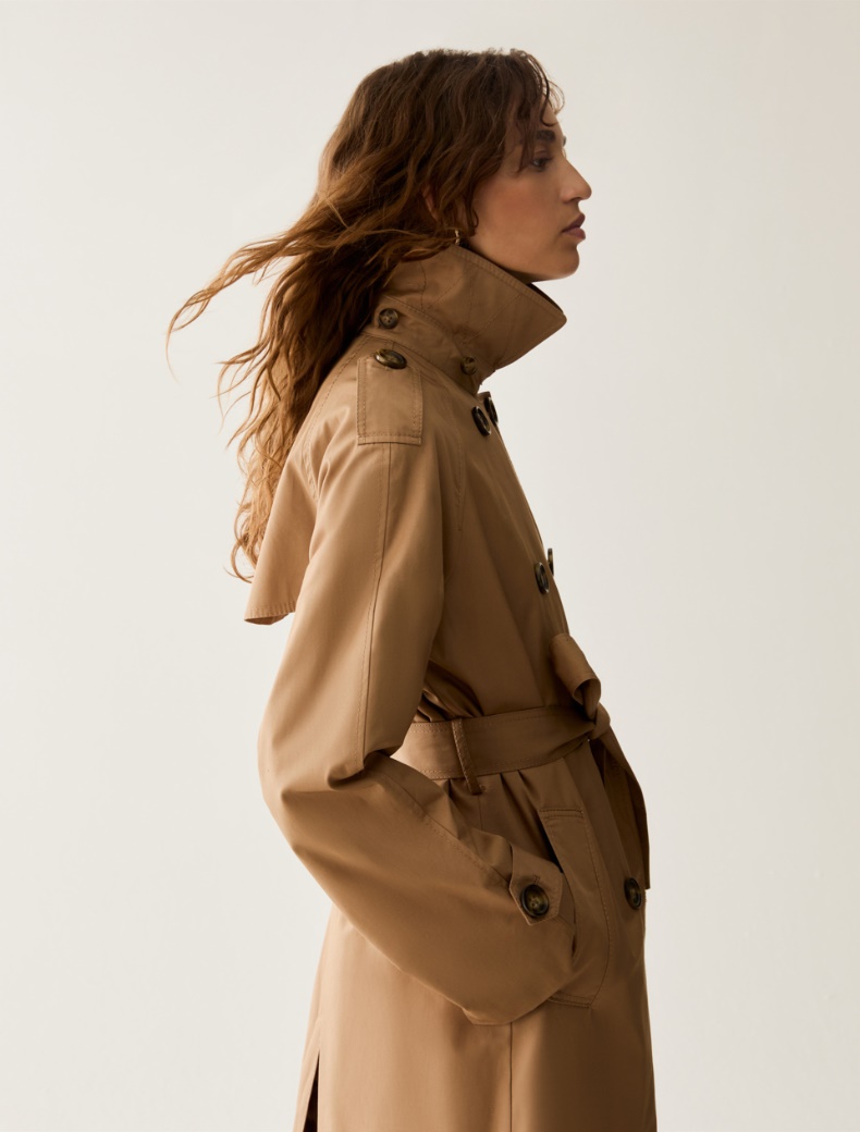 Water-repellent gabardine trench coat - Pennyblack - 5