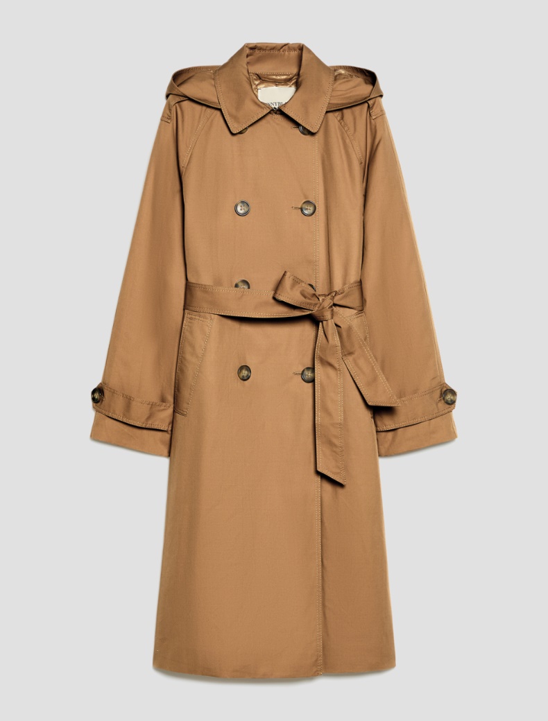 Water-repellent gabardine trench coat - Pennyblack - 8