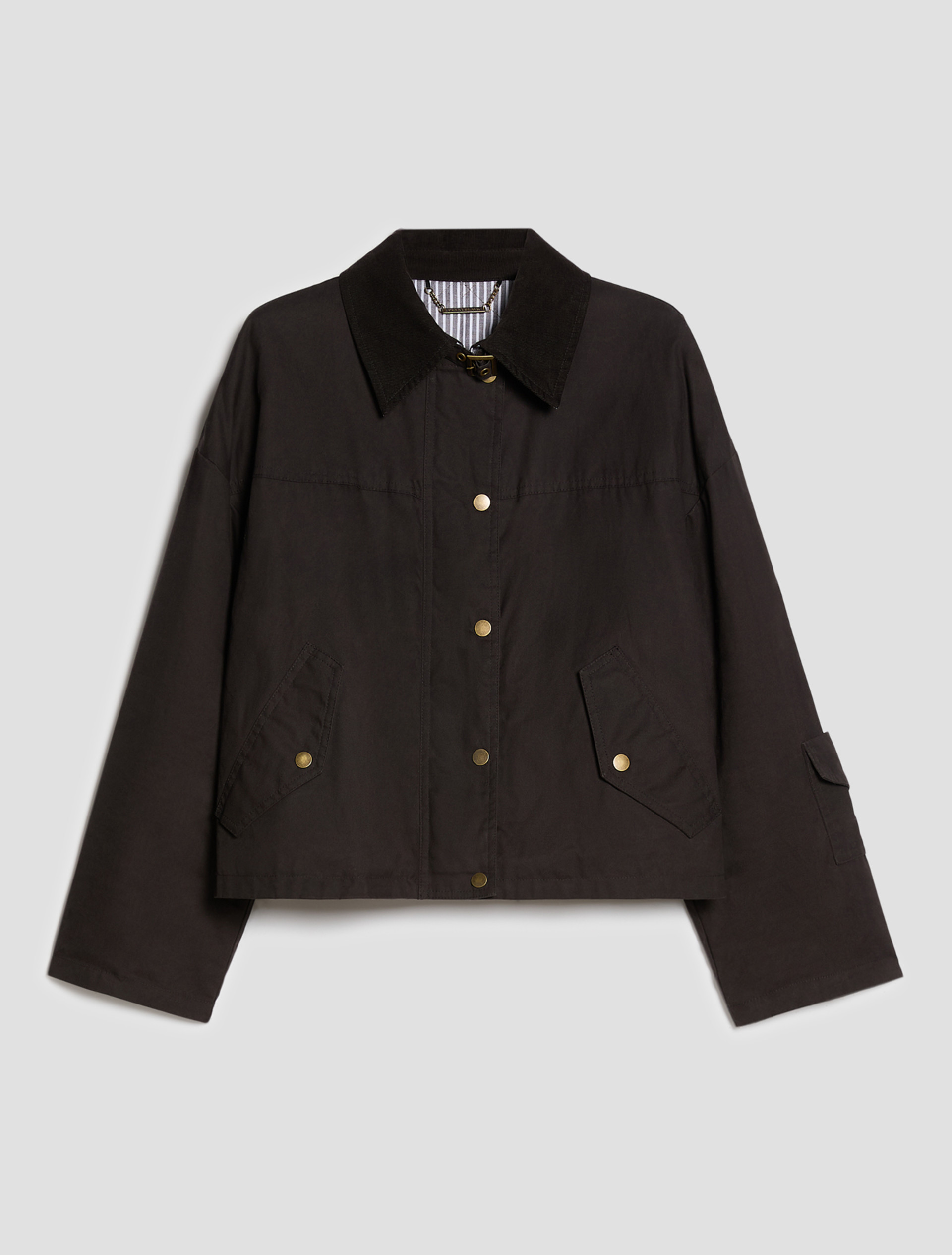 Waxed cotton jacket - BROWN - Pennyblack - 2
