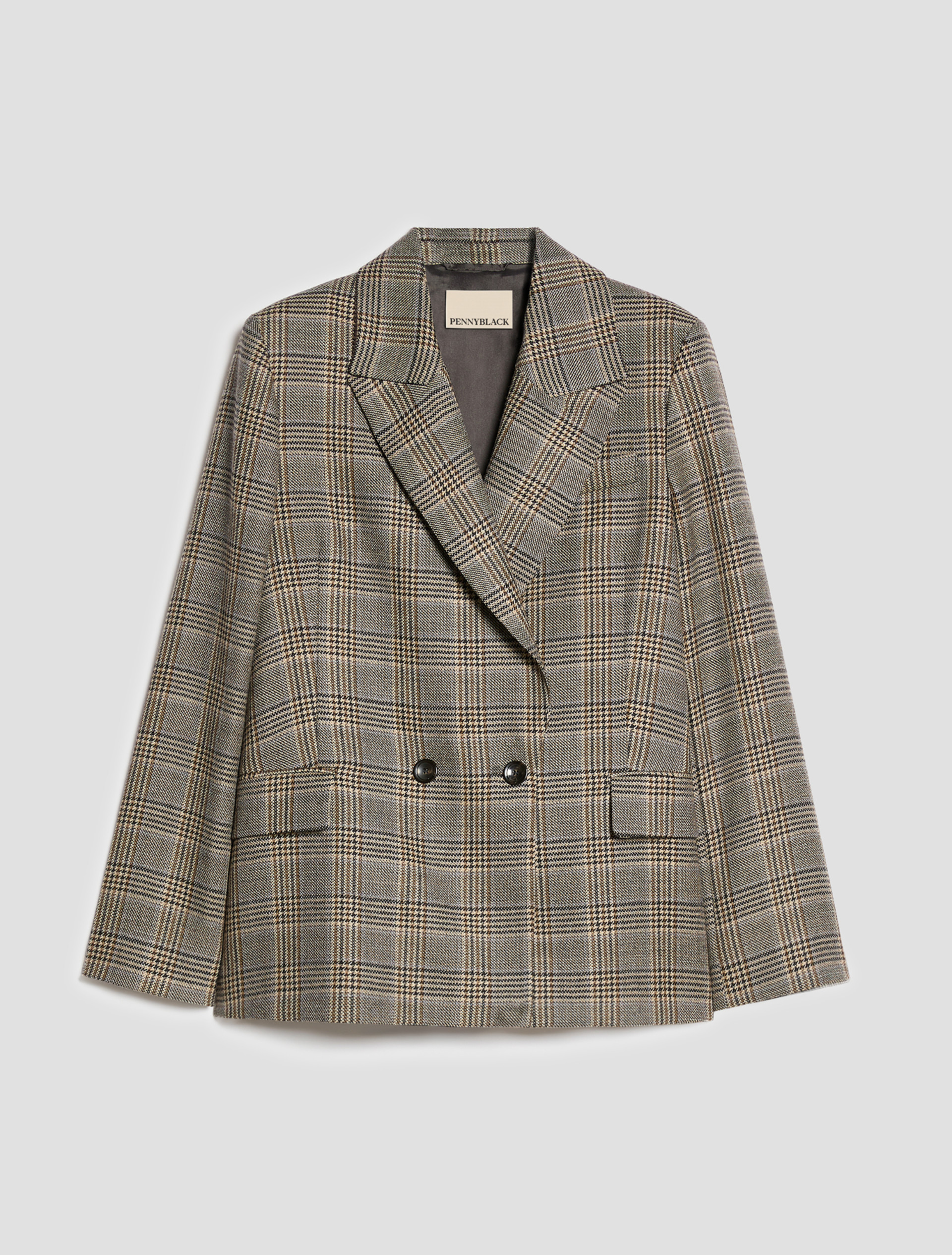 Soft pure wool blazer - SAND - Pennyblack - 2