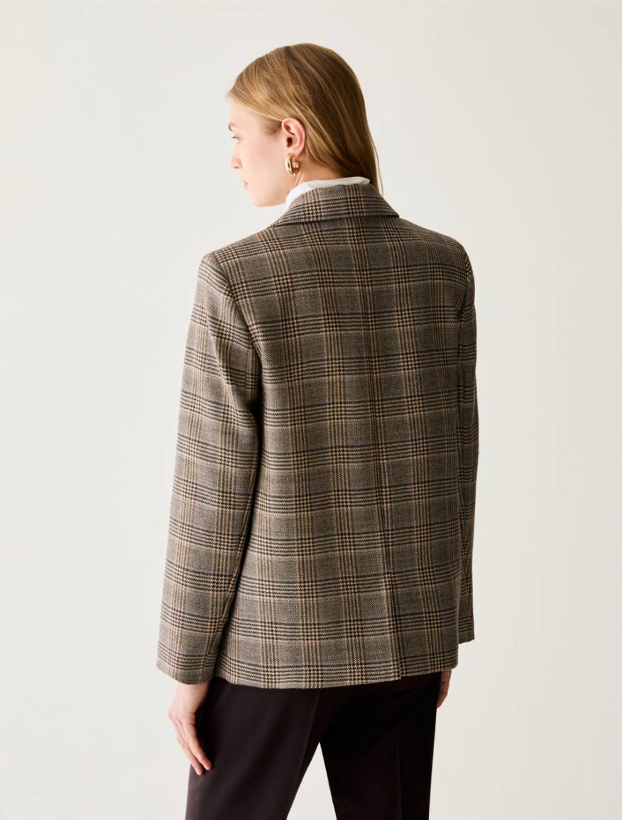 Soft pure wool blazer - SAND - Pennyblack - 3