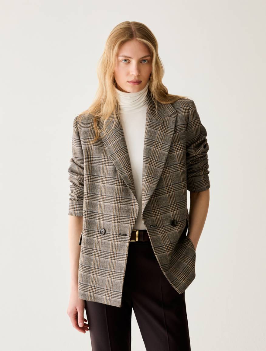 Soft pure wool blazer - SAND - Pennyblack