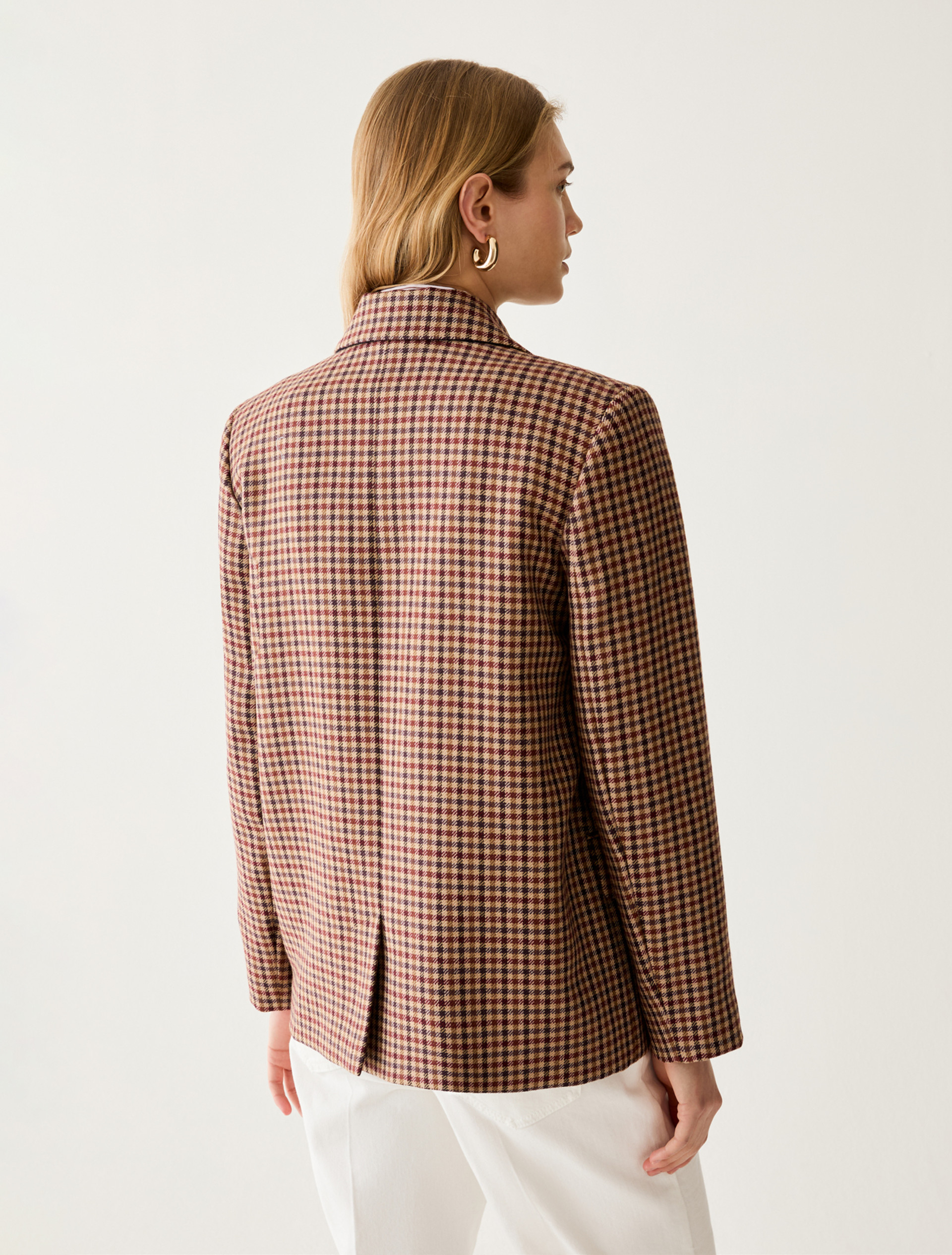 Soft pure wool blazer - SAND - Pennyblack - 3