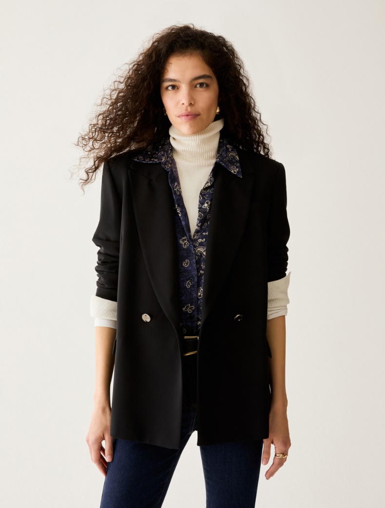 Double-breasted cady blazer - Pennyblack