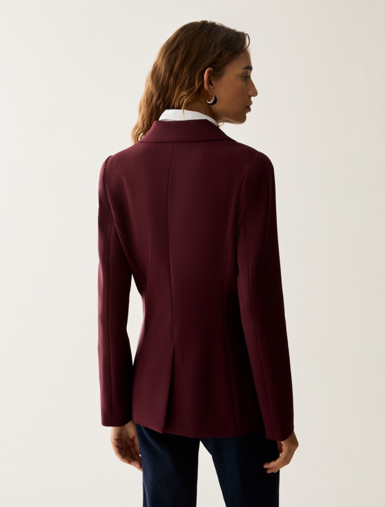 Single-breasted cady blazer - Pennyblack - 3