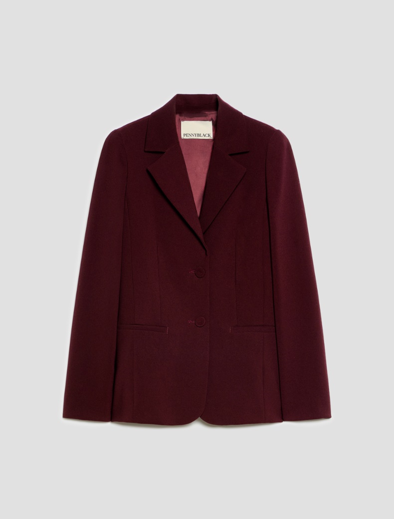 Single-breasted cady blazer - Pennyblack - 7